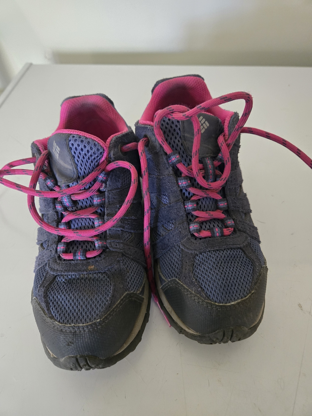 Columbia Kids Navy and Pink Trail Sneakers